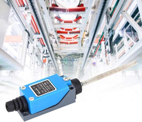 ME-9101 Micro Limit Switch AC250V 5A DC115V 0.4A Machine Tool Automatic Control Adjustable Roller Lever Micro Switch Auto Reset Micro Switch 1NO 1NC 6.81 x 1.06 x 0.94in in Saudi Arabia