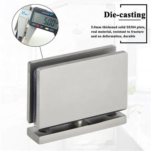مفصل الباب الزجاجي 360 درجة الدوران SS304 Deating Downing Dearning Display Display Cabinlet Believe (SATIN (SSS)) in Saudi Arabia