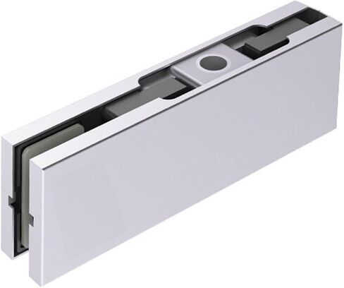 1PCS Glass Door Clamp Indoor and Outdoor Universal Ground Spring Accessories Upper and Lower Door Clamp Top Shaft Piece 8-12mm(Upper Clip 1pcs) in Saudi Arabia
