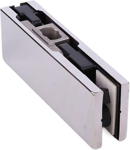 1PCS Glass Door Clamp Indoor and Outdoor Universal Ground Spring Accessories Upper and Lower Door Clamp Top Shaft Piece 8-12mm(Upper Clip 1pcs) in Saudi Arabia