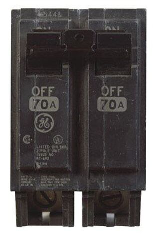 GE Q-Line 70 amps Standard 2-Pole Circuit Breaker in Saudi Arabia