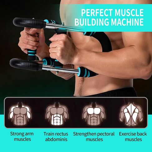 Twister Arm Trainer,Adjustable 66-110lbs Chest Workout Equipment for Men & Women,Ergonomic Home Gym Strength Trainer with Anti-Slip Handles & Carry Bag in Saudi Arabia
