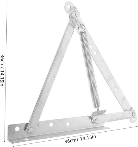 NUOBESTY 2pcs Metal Spring Hinge for Sofa Bed Triangular Bed Frame Hinge Hardware Replacement Spring Mechanism for Furniture in Saudi Arabia
