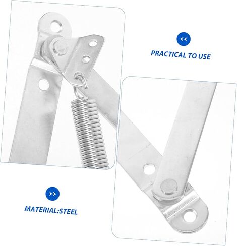NUOBESTY 2pcs Metal Spring Hinge for Sofa Bed Triangular Bed Frame Hinge Hardware Replacement Spring Mechanism for Furniture in Saudi Arabia