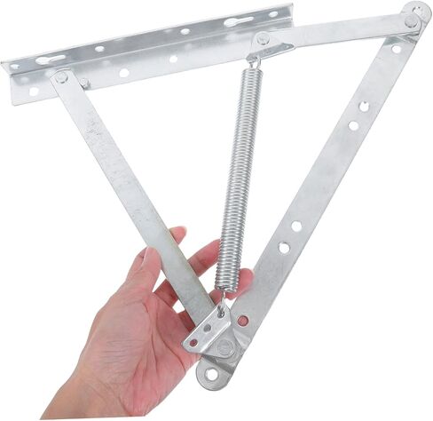 NUOBESTY 2pcs Metal Spring Hinge for Sofa Bed Triangular Bed Frame Hinge Hardware Replacement Spring Mechanism for Furniture in Saudi Arabia