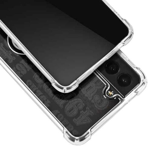 قضية هاتف Clear Clear متوافقة مع Galaxy S21 5G - NFL San Franciso 49ers بالأبيض والأسود تصميم in Saudi Arabia