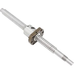 Double nut Ball Screw Control Machine Ball Screw SFU1605 200-1000mm Ball Screw C7 1605 Flange Ball Nut RM1605 End Machined(SFU1605-400mm) in Saudi Arabia