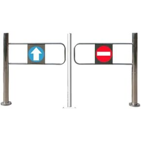 دليل المدخل في اتجاه واحد بوابة تأرجح تلقائي على نطاق واسع مع سلامة الفولاذ المقاوم للصدأ ، بوابة أمان مدخل الفولاذ المقاوم للصدأ ، حاجز أرجوحة يدوي لمركز التسوق in Kuwait