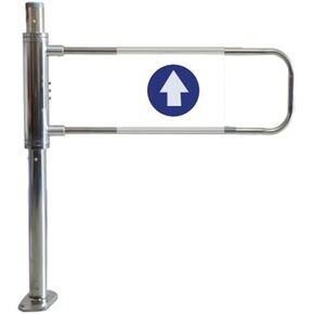 دليل المدخل في اتجاه واحد بوابة أرجوحة ترديد أوتوماتيكي مع سلامة من الفولاذ المقاوم للصدأ ، بوابة أمان إغلاق تلقائية للسوبر ماركت وملاعب ، 50 × 100 سم ، فضي ب ، ش. in Kuwait