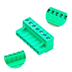 Tcenofoxy 5.08mm 2/3/4/5/6/7/8/9/10/11/12/13/14/15/16/18/20/24 PIN PHONIX CONNECTION PCB TREMINAL COLLENT in Kuwait