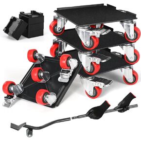 محرك الأثاث الثقيل مع عجلات الأثاث Dolly Kit Moving Furniture Lift Mover Tool Wheels Piano Dolly Pool Table Dollies Double Bearings Locks Max Caper in Kuwait
