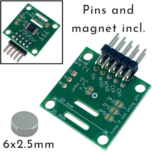 AS5047P MAGNECT ROTARY SESSOR/ANCODER MODULE ، مخرجات SPI/ABI/UVW ، 3.3V 5V Arduino متوافق in Saudi Arabia