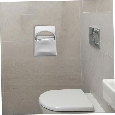GLEAVI Toilet Paper Holder Wall-Mounted Stainless Steel Material Modern Bathroom Decor Box in Saudi Arabia