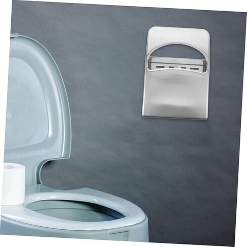 GLEAVI Toilet Paper Holder Wall-Mounted Stainless Steel Material Modern Bathroom Decor Box in Saudi Arabia