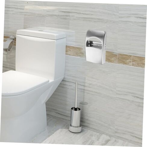 GLEAVI Toilet Paper Holder Wall-Mounted Stainless Steel Material Modern Bathroom Decor Box in Saudi Arabia