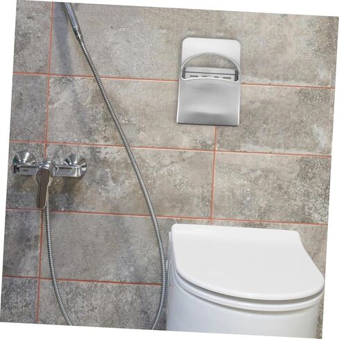 GLEAVI Toilet Paper Holder Wall-Mounted Stainless Steel Material Modern Bathroom Decor Box in Saudi Arabia