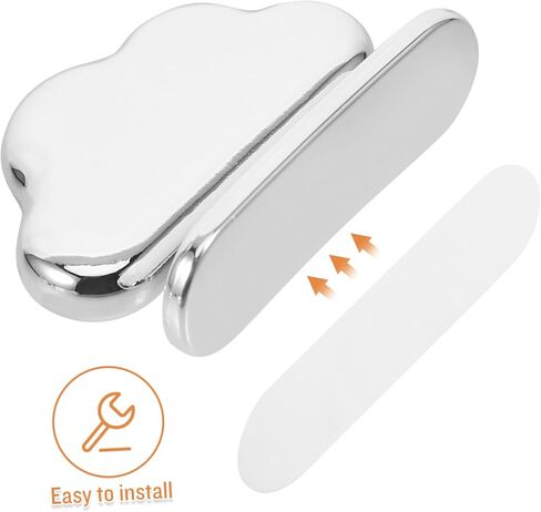 HEALLILY 2pcs Bathroom Toilet Seat Lifters Lid Lifters Handle Sanitary Hardware Kit in Saudi Arabia