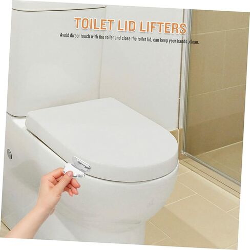 HEALLILY 2pcs Bathroom Toilet Seat Lifters Lid Lifters Handle Sanitary Hardware Kit in Saudi Arabia