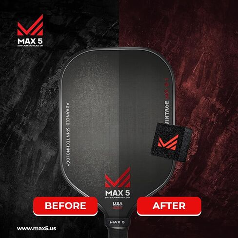 Pickleball Paddle Max Clean Eraser ، T700 Carbon Liber Eraser ، يزيل بقايا الكرة والأوساخ والخدوش البسيطة ، خيار استعادة Grib Baddle Easy Pickleball Baddle بواسطة Max 5 in Saudi Arabia