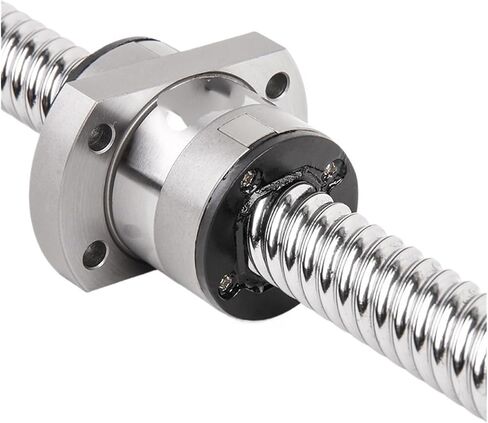 كرات الكرة المعدنية Nut C5 end ballscrew SFY2020 معالجة كرات الأسطوانة مع شفة صامدة الكرة singl لقطع غيار CNC (500 مم) in Saudi Arabia