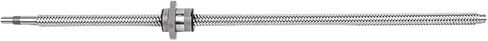 كرات الكرة المعدنية Nut C5 end ballscrew SFY2020 معالجة كرات الأسطوانة مع شفة صامدة الكرة singl لقطع غيار CNC (500 مم) in Saudi Arabia