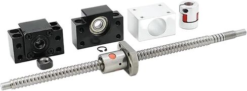 Metal Ball Screw nut 200mm-1000mm Ball Screw Rod SFU1204 with Nut 1204 + BK/BF10 End Suppor + Nut Housing + 8 * 8 Coupler(500mm) in Saudi Arabia