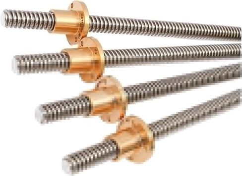 برغي الكرة المعدنية NUT T16 LED BEAD 100MM-600MM الرصاص 8 مم برغي كبير الرصاص شبه منحرف المسمار 3D الطابعة السهوب (450 مم) in Saudi Arabia