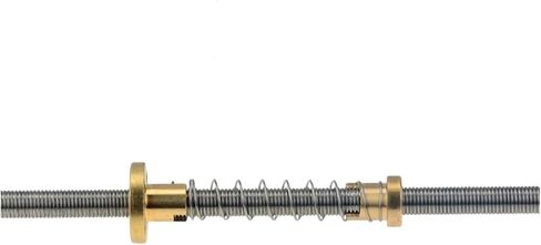 Metal Ball Screw nut T8 Lead Screw Trapezoidal Lead Screw Anti Backlash Spring Loaded Nut Thread 8mm Length 100mm-800mm(450mm) in Saudi Arabia