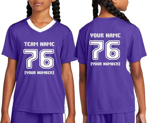 Custom Youth Soccer Jersey Your Name Team Number Personalized Soccer Jersey in Saudi Arabia