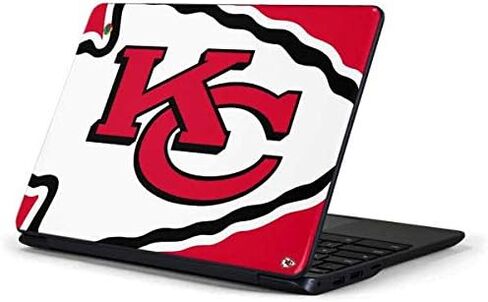 Skinit Skinit Laptop Skin متوافق مع Samsung Chromebook 3 11.6in 500c13 -K01 - تصميم NFL Kansas City Chief المرخص رسميًا in Saudi Arabia