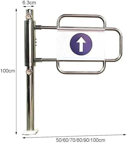 دليل المدخل في اتجاه واحد بوابة تأرجح تلقائية أوتوماتيكية مع سلامة الفولاذ المقاوم للصدأ ، بوابة أمان أرجوحة للمعادن لشرفة المدخل ، باب سياج الختام التلقائي in Kuwait