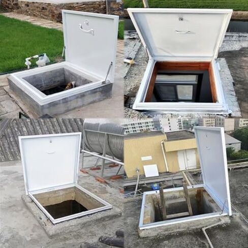 دليل المدخل في اتجاه واحد بوابة تأرجح تلقائية أوتوماتيكية مع سلامة الفولاذ المقاوم للصدأ ، فتحة العلية الثقيلة مع قضيب الدعم الهيدروليكي وقفل المزلاج ، سقف مقاوم للطقس in Kuwait