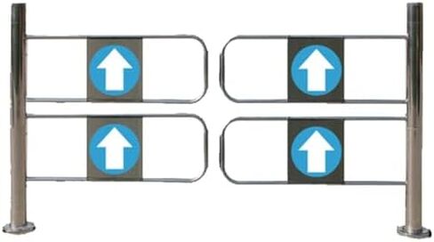 دليل المدخل في اتجاه واحد بوابة أرجوحة التلقائي التلقائي مع السلامة من الفولاذ المقاوم للصدأ ، بوابة أرجوحة الأمان اليدوية ، إغلاق تلقائي واحد لمدخل السوبر ماركت ، وير in Kuwait