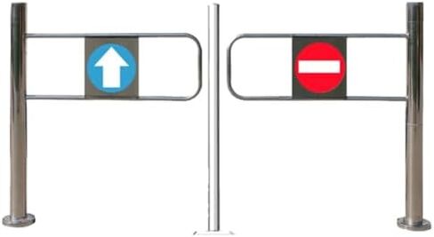 دليل المدخل في اتجاه واحد بوابة تأرجح تلقائي على نطاق واسع مع سلامة الفولاذ المقاوم للصدأ ، بوابة أمان مدخل الفولاذ المقاوم للصدأ ، حاجز أرجوحة يدوي لمركز التسوق in Kuwait