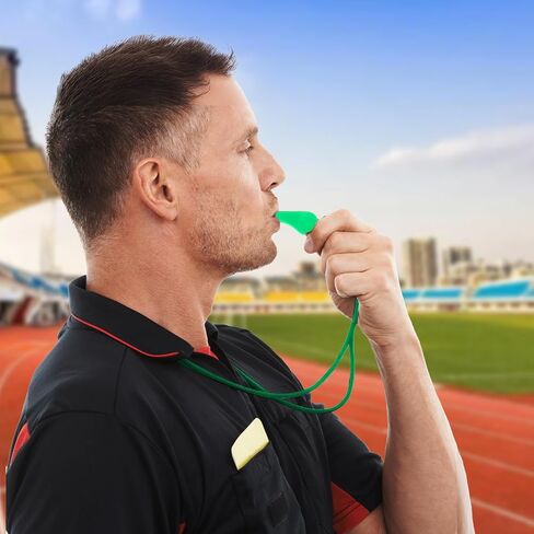 2pcs صافرة رياضية خضراء بلاستيكية للمدربين الذين يعانون من صفارات صوتية صاخبة صاخبة لعشاق المعلمين في الهواء الطلق وحالات الطوارئ العائلية in Saudi Arabia