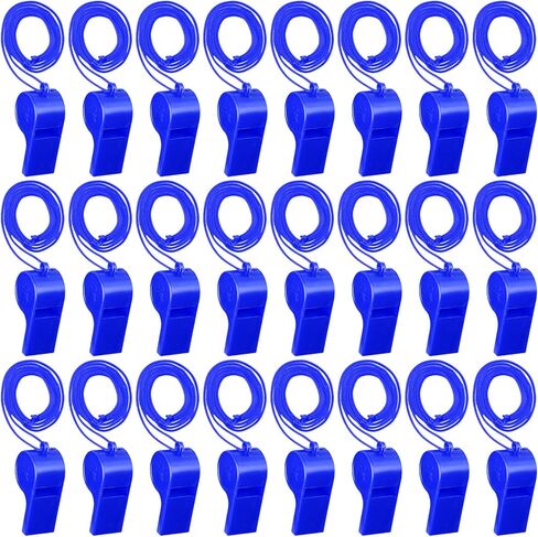 24 PCS صافرة بلاستيكية مع صافرة رياضية صافرة صافرة صافرة صافرة صافرة in Kuwait
