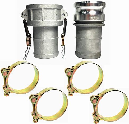 Sigma E300 300C 3" Aluminum Female Male Camlock Hose Barb Coupler Adapter &Clamp in Saudi Arabia