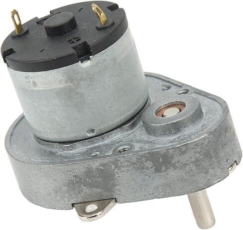 DC GEAR MOTOR 12V 50RPM محرك تقليل قذيفة الألومنيوم الثقيلة مع قفل ذاتي لفائف النحاس لمشاريع روبوتات الأتمتة الصناعية DIY in Saudi Arabia