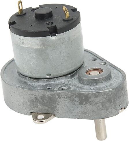 DC GEAR MOTOR 12V 50RPM محرك تقليل قذيفة الألومنيوم الثقيلة مع قفل ذاتي لفائف النحاس لمشاريع روبوتات الأتمتة الصناعية DIY in Saudi Arabia