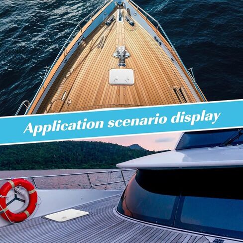 2 PCS Marine Boat Deck Hatch Boat Access Access & LID ، 180 مقبضًا قويًا مريحًا لملحقات تنفيس شاحنة لليخوت البحرية ، من السهل التثبيت in Saudi Arabia