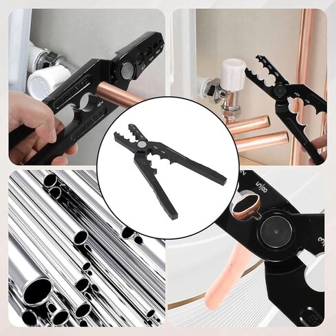 Manual Copper Tube Rounder, Multifunctional Flat Tube Copper Pipe Rounding Repair Pliers 6 Holes Design 1/4 3/8 1/2 5/8 3/4 7/8 Inch in Saudi Arabia