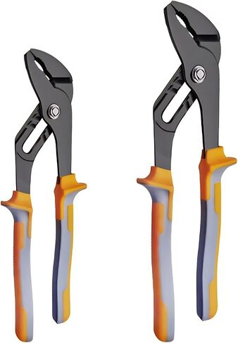 8 & 10-Inch Channel Locks Plier Set - Adjustable Water Pump Pliers for Plumbing & DIY Tasks in Saudi Arabia