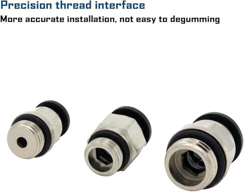 10 PCS PC-G Series Male Male Connector PC6-G01 6-G02 8-G02 PC4-M5 10-G02 Air Connectors Male Male Bush STRIPLE في التجهيزات (PC10 ، -G01) in Saudi Arabia