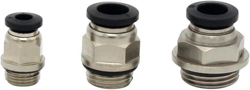 10 PCS PC-G Series Male Male Connector PC6-G01 6-G02 8-G02 PC4-M5 10-G02 Air Connectors Male Male Bush STRIPLE في التجهيزات (PC10 ، -G01) in Saudi Arabia