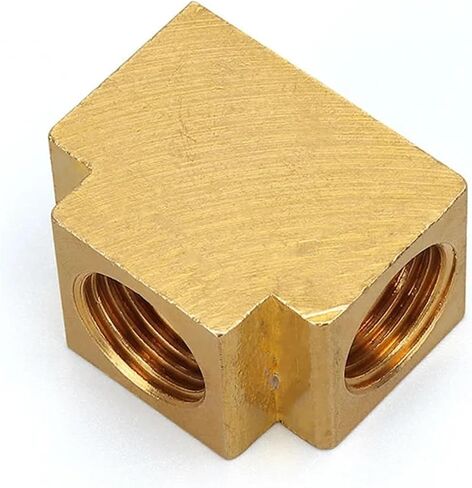 4 طرق 3 طرق تجهيزات أنابيب نحاسية متساوية الموصل الأنثوي 1/8 "1/4" 3/8 "BSPT لنظام الشحوم الهيدروليكي (B ، 1/8") in Saudi Arabia