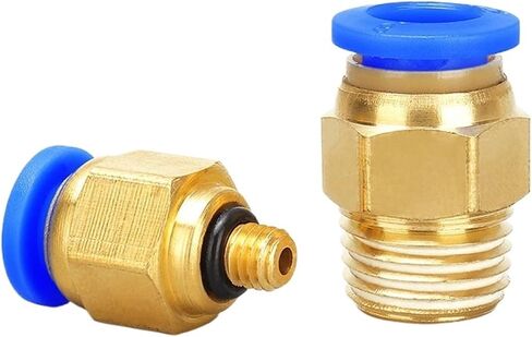 10pcs pneumatic quick-incertion مفصل Tracheal PC10-03 الخيوط مباشرة من خلال 4-M5/PC6-01/PC8-02/PC12-04/16 (PC14-02) in Saudi Arabia