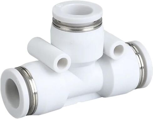 5pcs Pneumatic Air Quick Connector Pu Hose Fitting Tee Gas Pipe Tube Push in Connectors PEG PE 12 10 8 6 4 4MM 6MM 8MM 10MM 12MM(PEG16-14) in Saudi Arabia