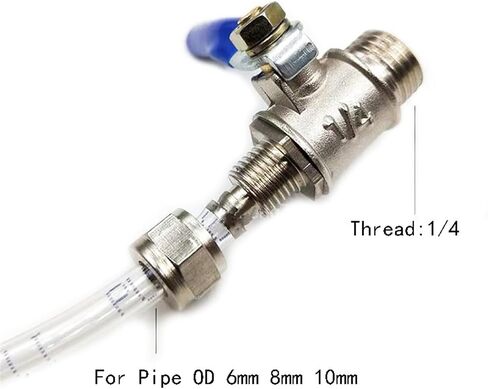 6mm 8mm 10mm 12mm Hole Dia Orange Plastic Handle Metal High-Pressure Tube Needle Type Globe Valve(802) in Saudi Arabia