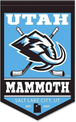 Wincraft Utah Mammoth Logo Banner Pennant in Saudi Arabia