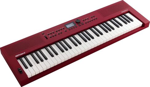 Roland GO:KEYS 3 Turquoise Music Creation Keyboard Bundle with Adjustable Stand, X-Style Keyboard Bench, Sustain Pedal, Online Piano Lessons, and Austin Bazaar Polishing Cloth in Saudi Arabia